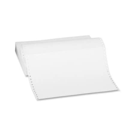 9 1/2 X 11 In. 1-Part 20# White Bond Computer Forms With Marginal Perforations